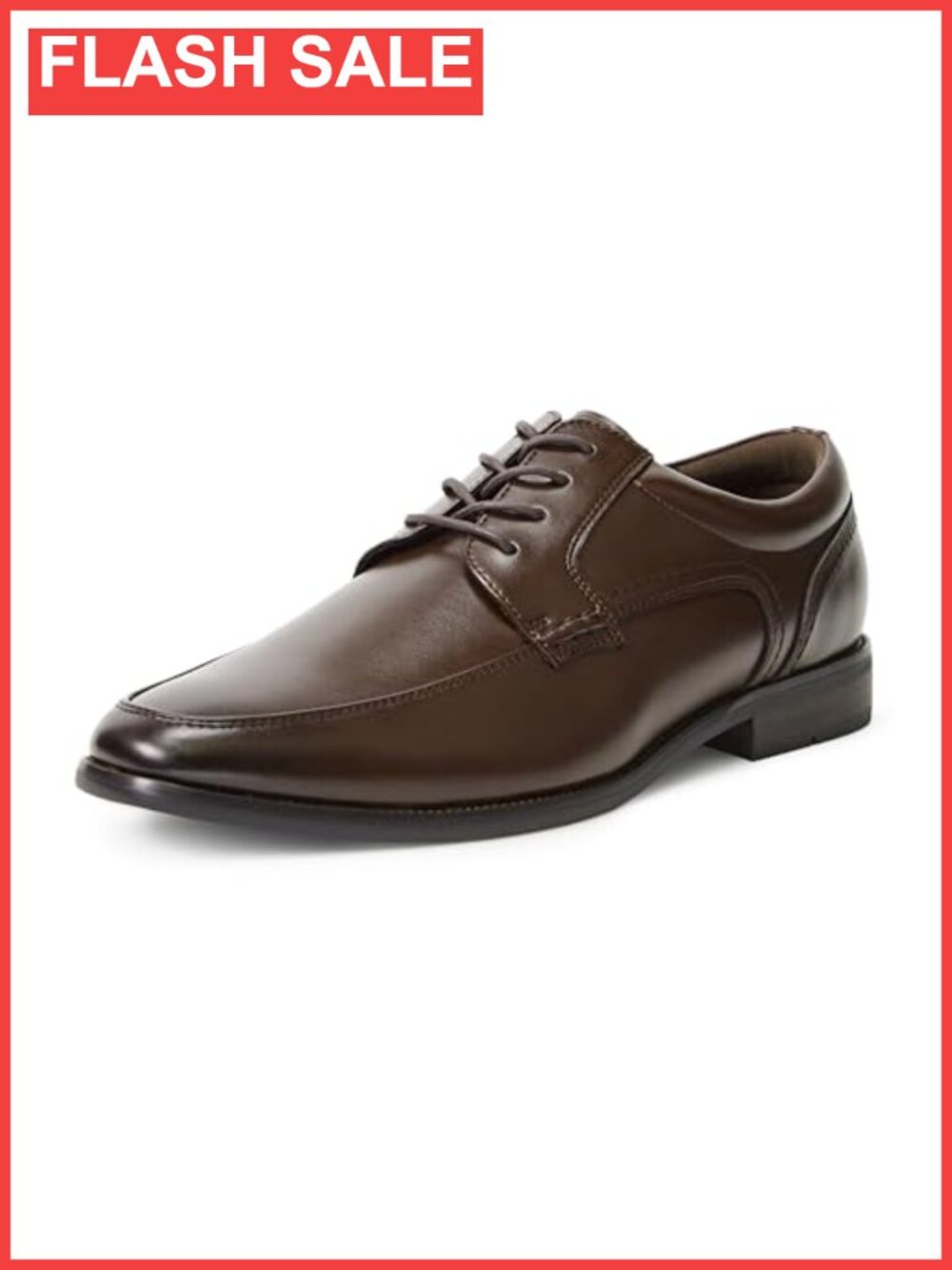 Apron Toe Derby Dress Shoe Men's PU Leather Lace Up Oxford